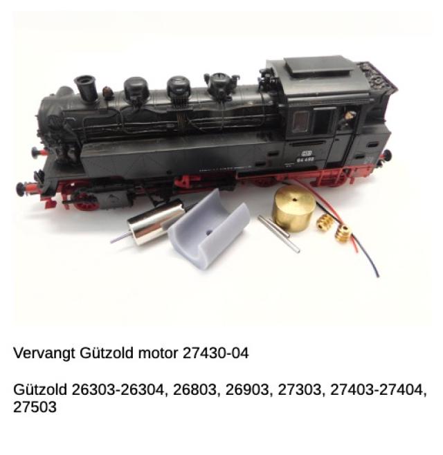 Micromotor.EU HG001C Gützold BR 64, BR 86