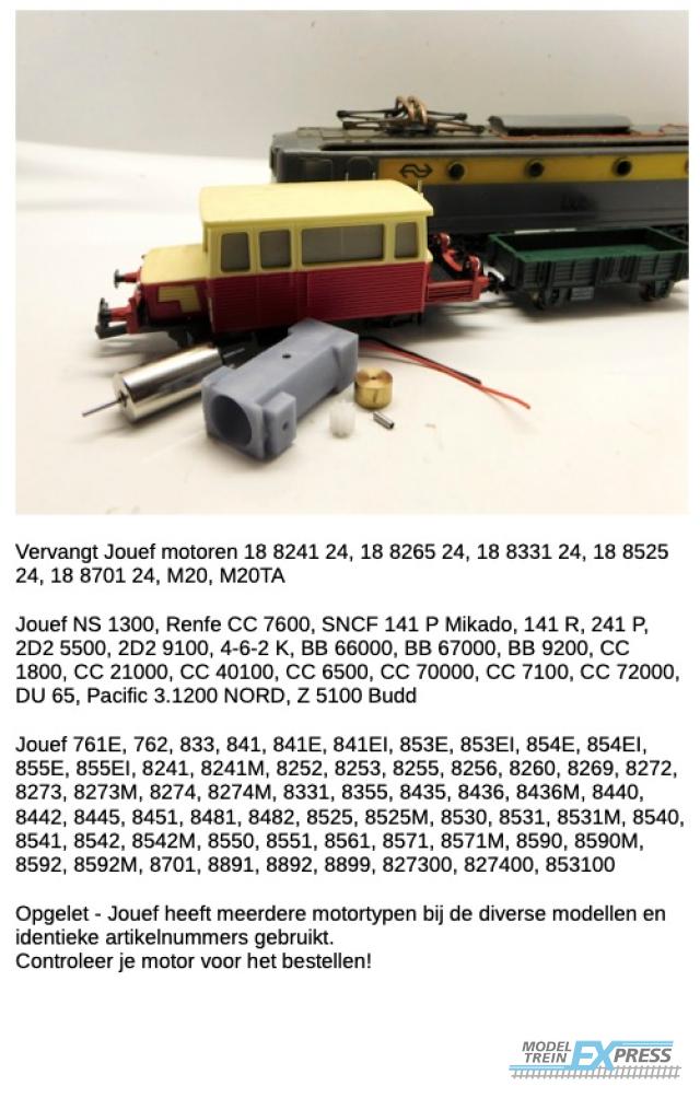 Micromotor.EU HJ001C Diverse Jouef modellen. Zie foto.