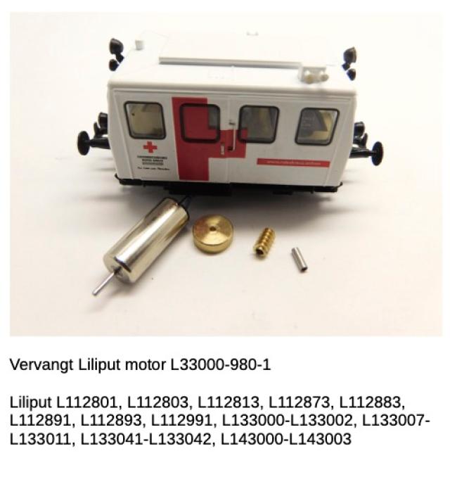Micromotor.EU HLI025C Liliput Draisine, VT 90, VT 137, X 625