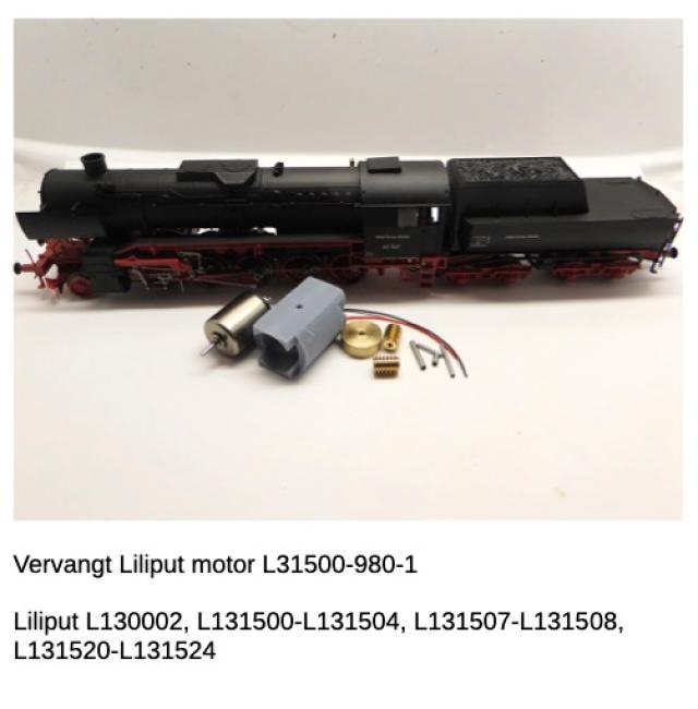 Micromotor.EU HLI026C Liliput BR 42, BR 52 - Models made after 2015