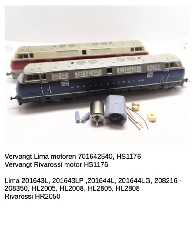Micromotor.EU HLM008C Lima/Rivarossi V 300 / BR 230 / ML 3000