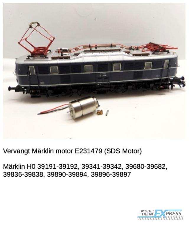 Micromotor.EU HM003G Märklin SDS sinus BR 119, BR 152, BR 182, BR 189, E 18, E 19, ES 64 F4, ÖBB Rh 1018, ÖBB Rh 1216, SBB Re 474, SJ Reihe 441