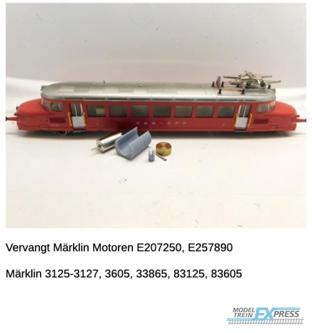 Micromotor.EU HM004C Märklin / Hamo RBe 2/4, RCe 2/4, Roter Pfeil, Blauer Pfeil