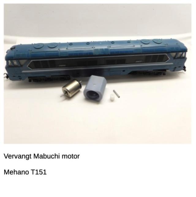 Micromotor.EU HME007G Mehano SNCF 70000 - with Mabuchi motor