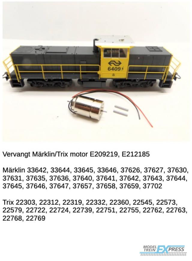 Micromotor.EU HMT006 Märklin / Trix MAK, MAK 1204, MAK 1206, ÖBB 2070, NS 6400, SNCF 46100, CFL 1500, SBB Am 842