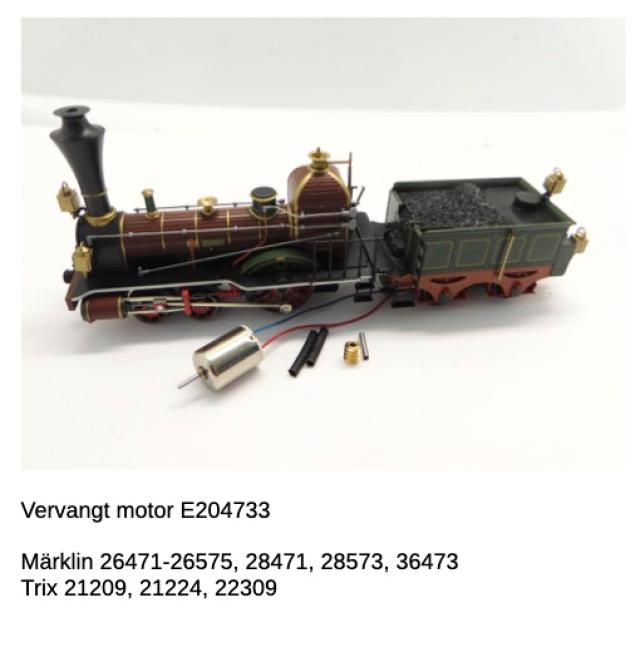 Micromotor.EU HMT016G Märklin / Trix Spanisch-Brotli-Bahn/SNB D1/3 (Aare, Limmat, Rhein), K.W.St.E. Klasse III (Esslingen, Geislingen, Stauffen)
