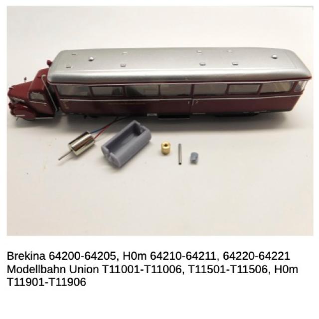 Micromotor.EU HMU003C Modellbahn Union  / Brekina Borgward Sylter Inselbahn