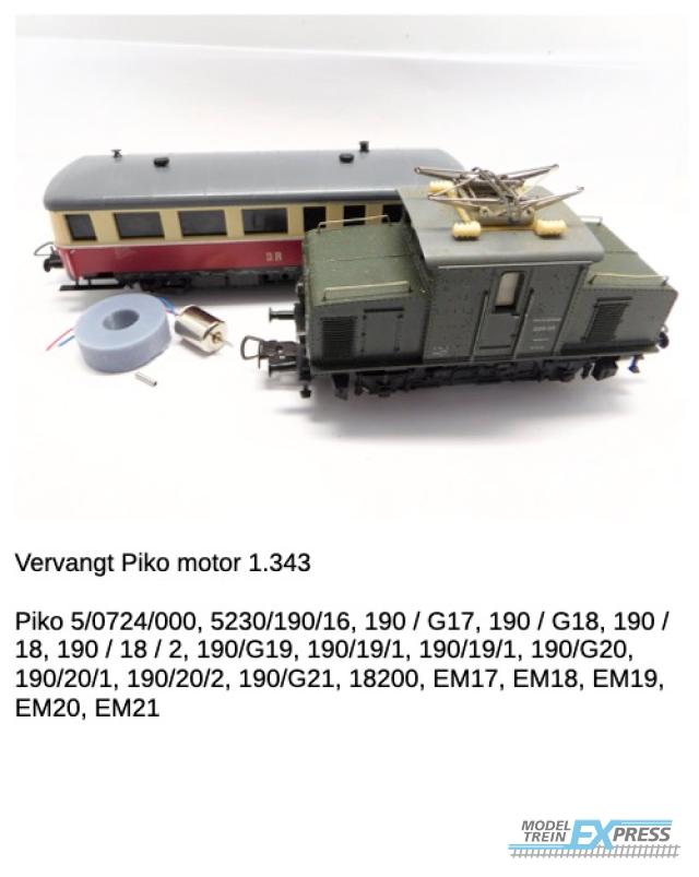 Micromotor.EU HP008 Piko E69 (with gear!), DFS VT 1, DB VT 70, DR VT 135, CSD M 140