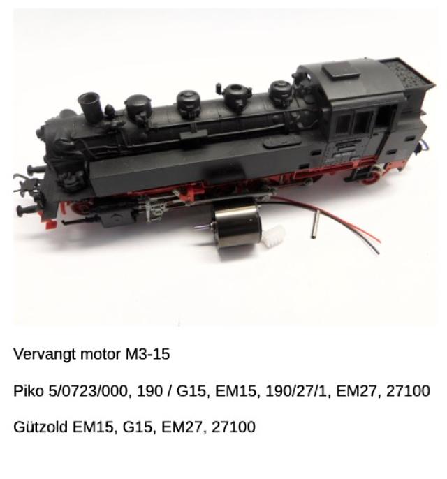Micromotor.EU HP010G Piko (Gützold) BR 86, BN 150