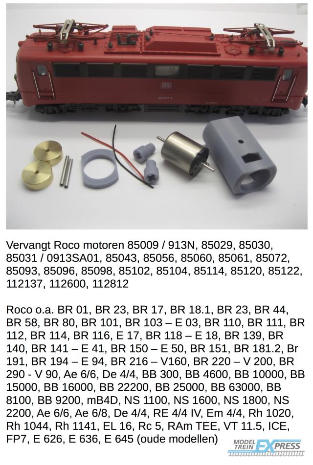 Micromotor.EU HR002C Algemene set voor diverse Roco loks. Voor lijst: zie foto