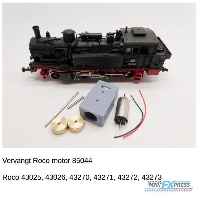 Micromotor.EU HR012F Roco DB, DR, DRG BR 74, KPEV 12, SNCF 130 TC, SNCB Reeks 96, NS 5900 (Old Motor)