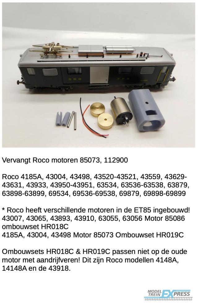Micromotor.EU HR019C Roco SBB De 4/4, Fe 4/4, DB ET 85, ET 90, BR 485, NSB El 16, SJ Rc 5