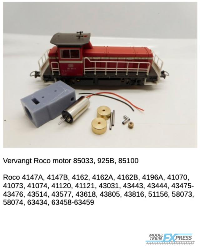Micromotor.EU HR027F Roco DB BR 384, DB E71, ÖBB Rh 1670, SNCF Y 8000 / Y 8400, Renfe D 309