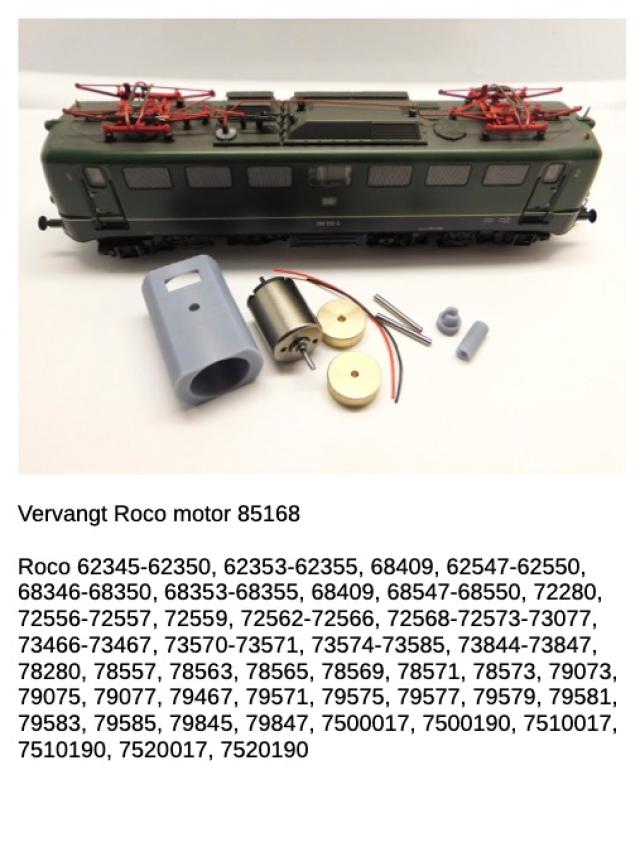Micromotor.EU HR043C Roco BR 110, 112, 115, 139, 140