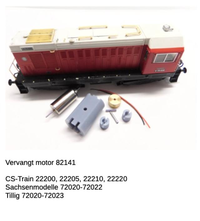 Micromotor.EU HTI001C Tillig, CS-Train, Sachsenmodelle DR BR 107, DR V 75, CD/KEG T435