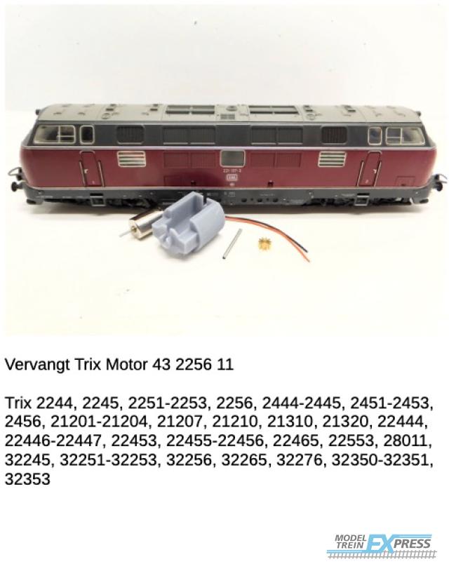 Micromotor.EU HTR007G Trix E10.12, E40, BR 110, BR 111, BR 140, BR 217, BR 218, BR 221, V200