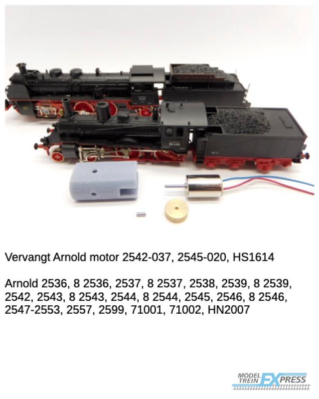 Micromotor.EU NA033F Arnold BR 18.4 (Motor im Tender), BR 18.5 , BR36, S 3/6 (Motor im Tender), KPEV P4, SNCF 231, SNCB reeks 3649