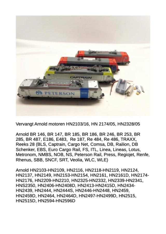 Micromotor.EU NA051C Diverse Arnold loks - zie foto