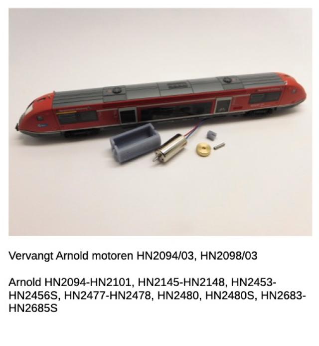 Micromotor.EU NA061C Arnold BR 641, CFL 2100, SNCF X 73500