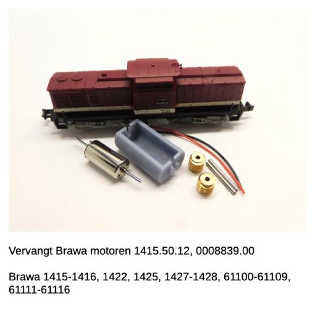 Micromotor.EU NB009G Brawa BR 110, 111, 112, 114, 115, 201, 202, 203, 204, V 100, V 110