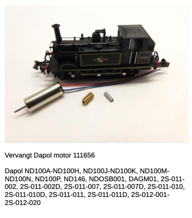 Micromotor.EU NDA003G Dapol Class A1, Class A1X Terrier