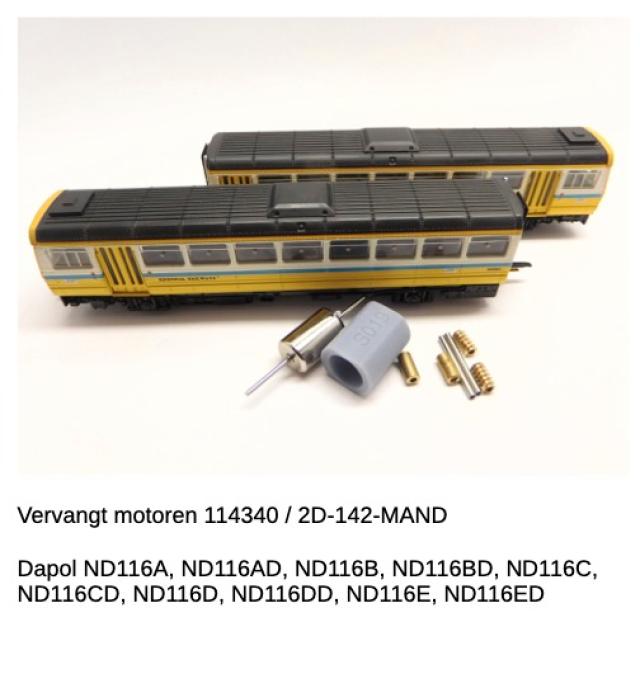 Micromotor.EU NDA006C Dapol Class 142 Pacer - ND116XX coded Models only!
