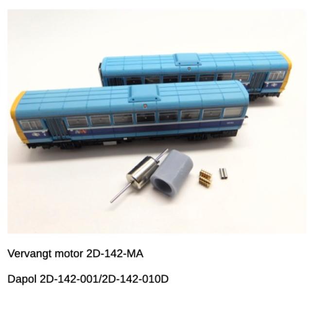 Micromotor.EU NDA007G Dapol Class 142 Pacer - 2D-142-XXX coded Models only!
