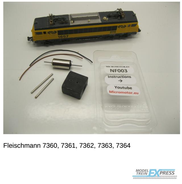 Micromotor.EU NF003G Fleischmann NS 1600 / SNCF BB 1500, 1600, 22200, 7200