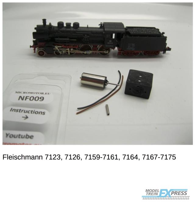 Micromotor.EU NF009G Fleischmann BR 38K, DRG 01.10, P8, BR 23,  BR 011, BR 012
