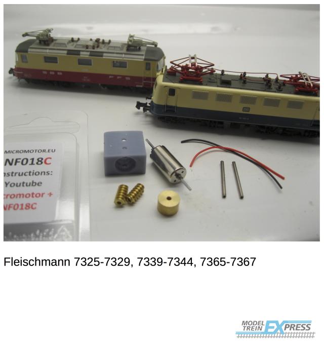 Micromotor.EU NF018C Fleischmann BR 141, E 41, RE 4/4, RE 420, SJ Rc 2, Rc 4, OBB 1043