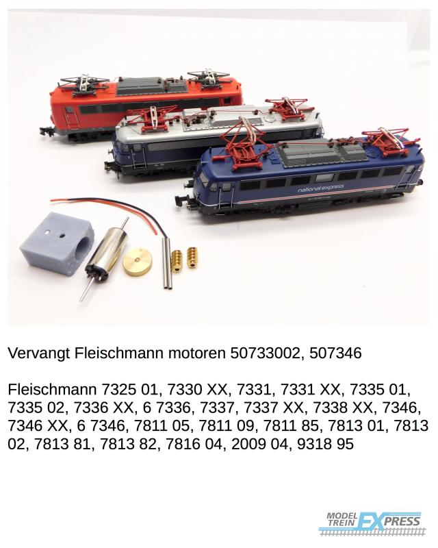Micromotor.EU NF049C Fleischmann E 10.12, E 10.2, E 10.3, BR 110, BR 110.1, BR 110.3, BR 111, BR 112, BR 115, BR 139, BR 140