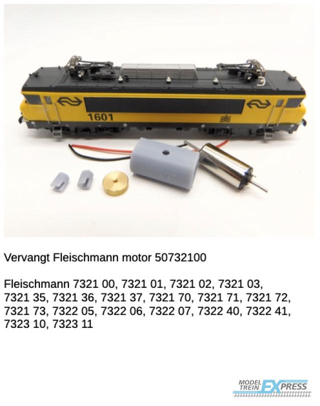 Micromotor.EU NF058C Fleischmann DB NS 1600, NS Rail Force One 1800, SNCF BB 7200, BB 22347, BB 26000, Sybic, BB 507310