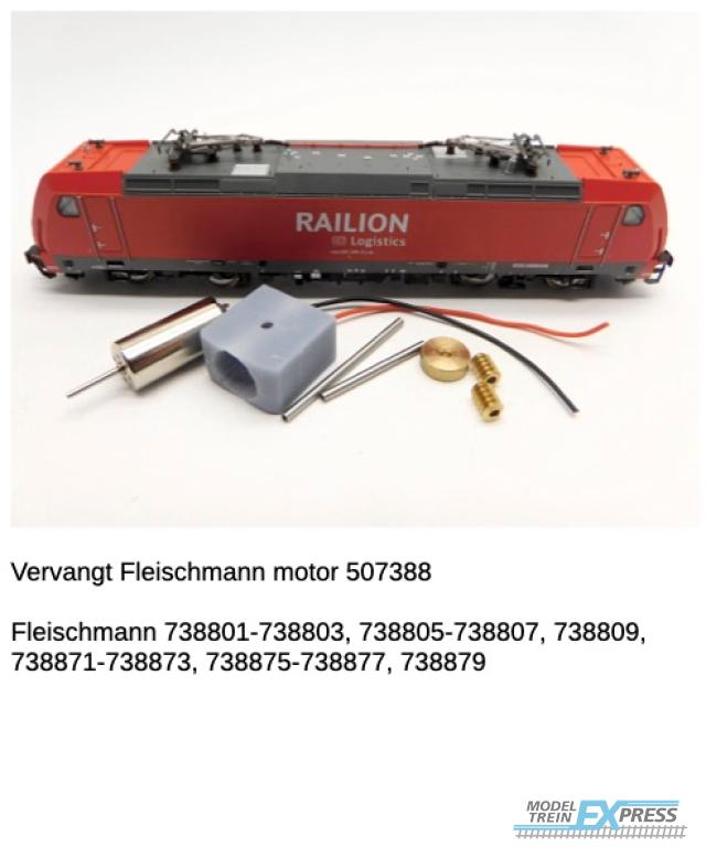 Micromotor.EU NF062C Fleischmann BR 146.2, BR 146.5, BR 185.2, SJ Re