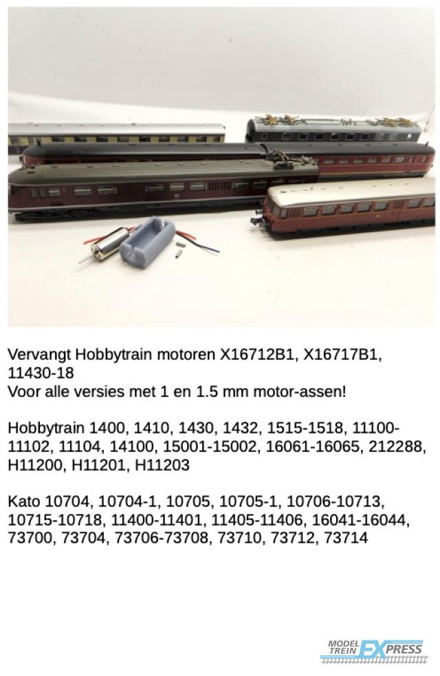 Micromotor.EU NH010 Hobbytrain / Kato BR 430, BR 515, BR 815, ET 25, ETA 150, RABe, RAe II, SVT 137, SVT 183, SVT 877, Flieg. Hamburger, VT 04, VT 06, VT 18.16, VT 175