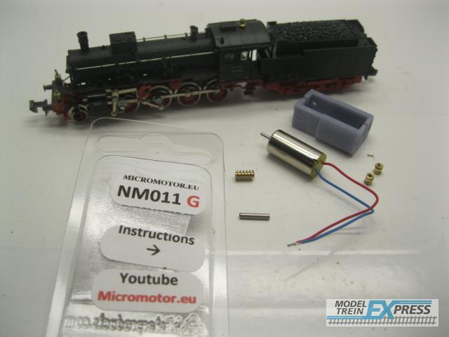 Micromotor.EU NM011G Minitrix BR 56.11 DB, DRG 56.8-11, K.Bay.Sts.B.  G 4/5 H, SNCF 140 D