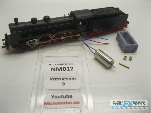 Micromotor.EU NM012 Minitrix DRG BR 17.2, 17.4, KPEV S 10.2, SNCF 230E, FS 677, DRG BR 14.1, Bay S2/5 S3/5