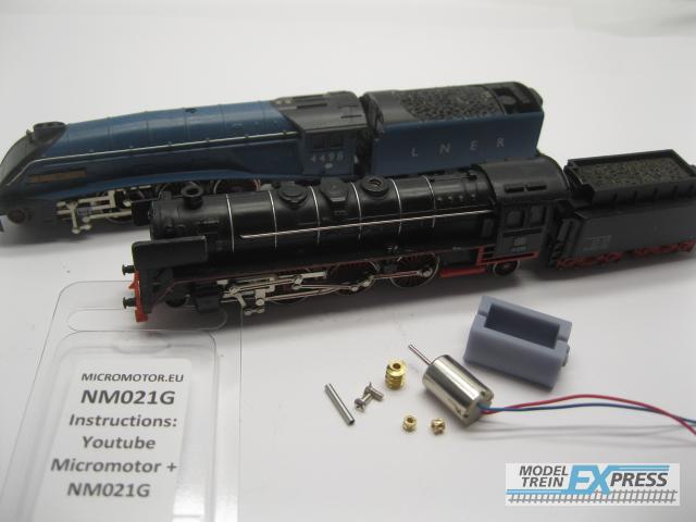 Micromotor.EU NM021G Minitrix BR 01 Antrieb in Lok, UK Class 7P, Class 4A