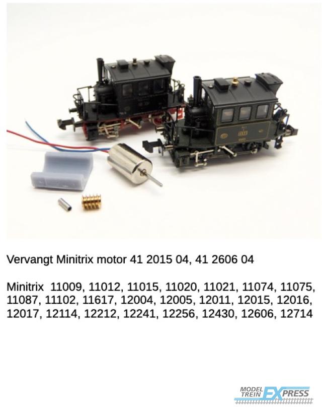 Micromotor.EU NM022G Minitrix BR 98.3, PtL 2/2, KPEV T2, ÖBB 688, Glaskasten, Saxonia
