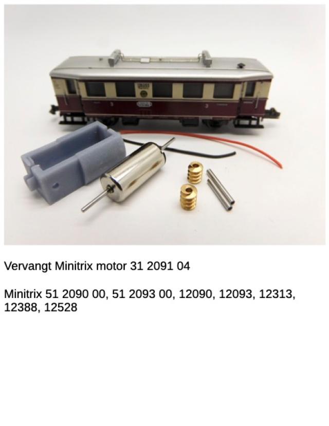 Micromotor.EU NM049G Minitrix DB VT 75.9, DRG VT 135