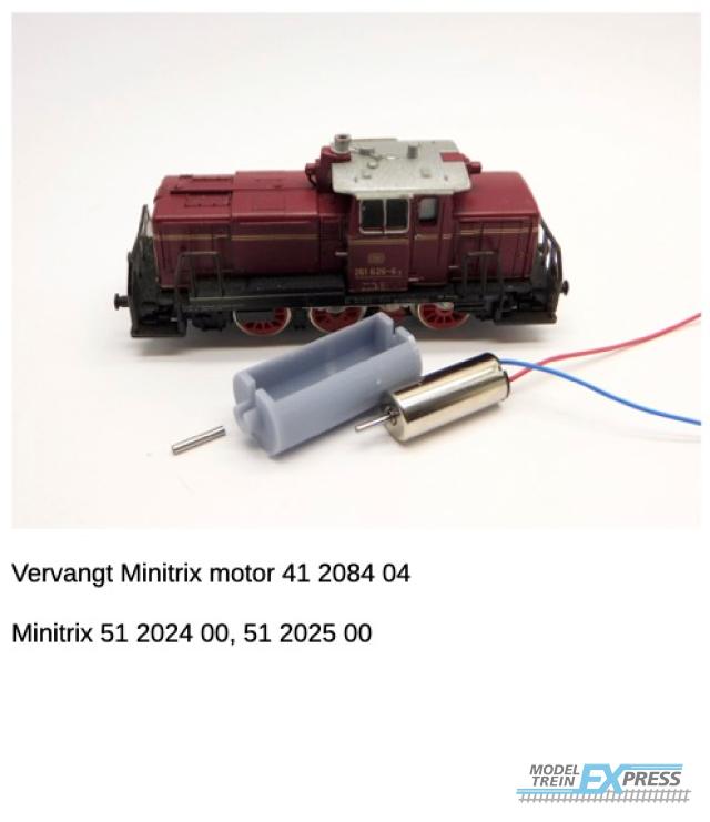 Micromotor.EU NM065 Minitrix V 60, BR 260, BR 261 mit Zahnrad