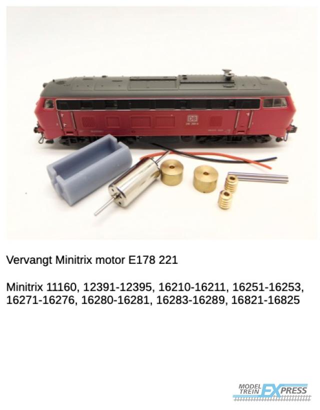 Micromotor.EU NM066C Minitrix BR 210, BR 215, BR 217, BR 218, BR 225, V 162, V169
