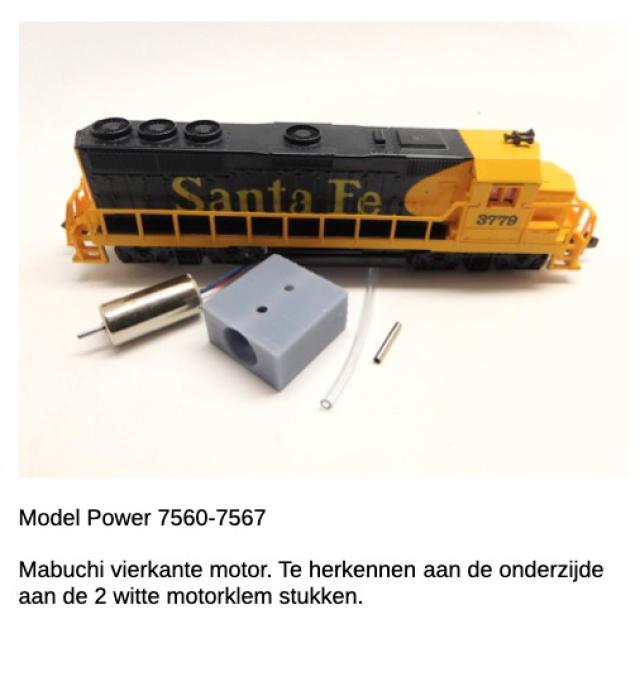 Micromotor.EU NME002G Mehano, Model Power GP40-new motor