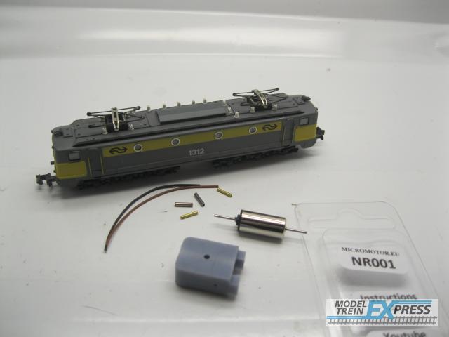 Micromotor.EU NR001 Roco 85020 Motor BR43, BR44, SNCF 150X, E44.5, E144.5, E91, BR191, SNCF CC7100, Renfe 7630, NS 1310, ÖBB 1044, SBB Re 4/4 IV, ET85 /485