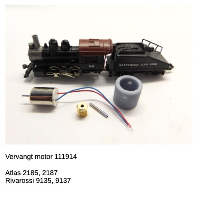 Micromotor.EU NRI004G Rivarossi / Atlas / Con-Cor 0-4-0 Shifter with tender, 0-4-0T Dockside shifter