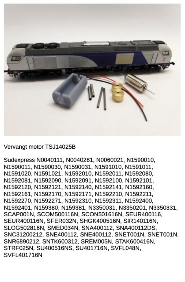 Micromotor.EU NSU001F Sudexpress Stadler EURODUAL, Vossloh Euro 4000