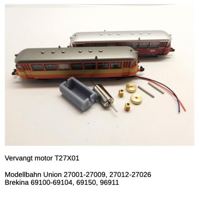 Micromotor.EU NU002C Modellbahn Union/Brekina MAN Schienenbus