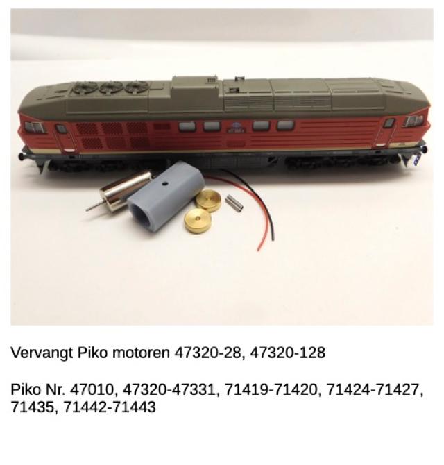 Micromotor.EU TP005F Piko BR 130, BR 131, BR 230, BR 231, CSD T679.2