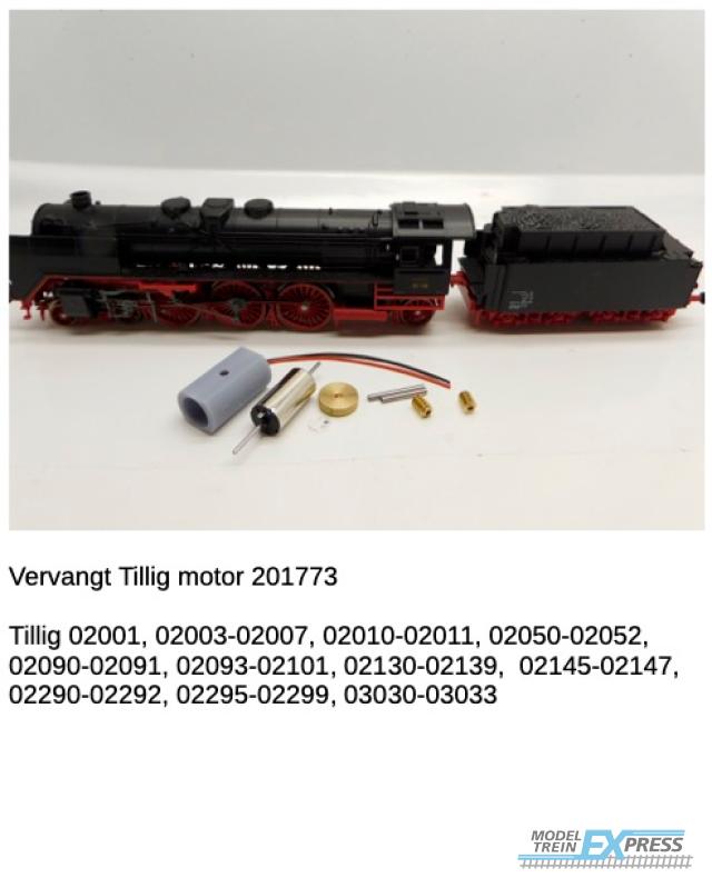 Micromotor.EU TTI001C Tillig BR 01, BR 01,5, BR 03, BR 23.10, BR 35.10, BR 50, BR 51