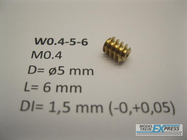 Micromotor.EU W0.4-5-6 M0.4 D=ø5 L=6 DI=1.5 mm
