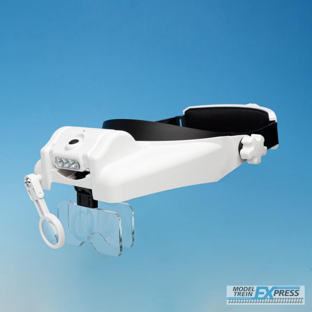 Modelcraft LC1769 Pro LED Headband Magnifier USB